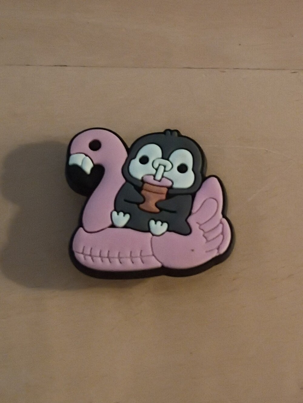 10 for $10 Jibbitz Croc Charms - Penguin On Flamingo Floaty - New Shoe Charms